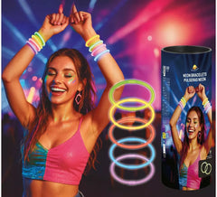 Confezione da 15 braccialetti luminosi al neon