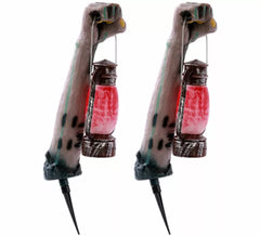 Confezione da 2 braccia da zombie con luce