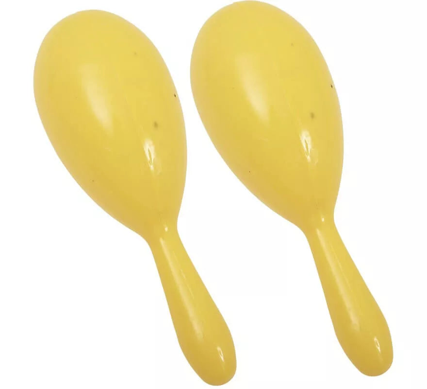 Translation missing: it.Pack de 2 Maracas de Plástico en colores surtidos de 20 cm