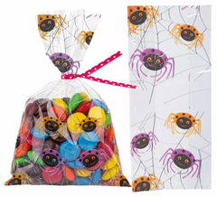 Confezione da 20 Sacchetti Caramelle Ragno 28X13 cm