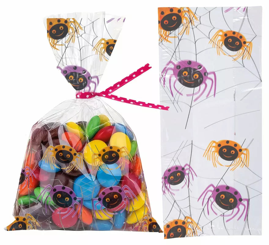 Translation missing: it.Pack de 20 Bolsas Caramelos Arañas de 28X13 cm
