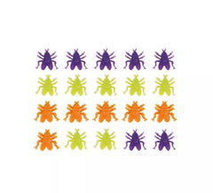 Confezione da 20 mosche decorative
