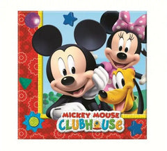 Pack de 20 Servilletas de Mickey Mouse de Papel de 33x33 cm