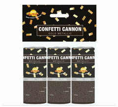 Confezione da 3 cannoni d'oro da 10,5 cm