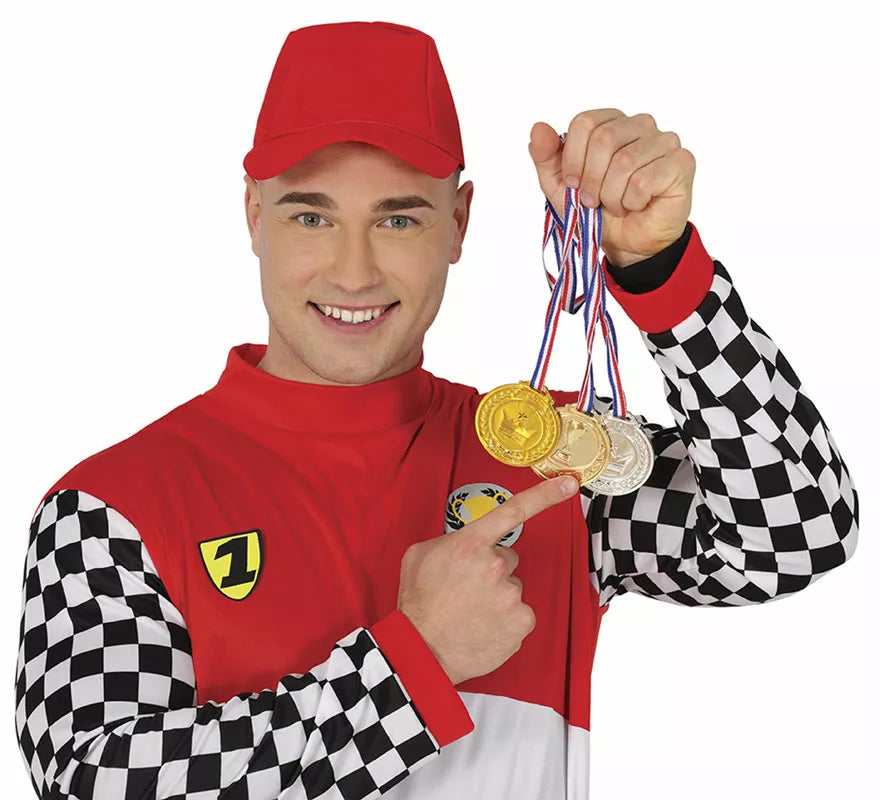 Translation missing: es.Pack de 3 Medallas: Bronce, plata y dorado de 7 cm