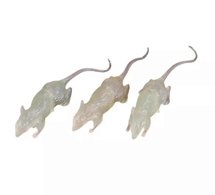 Translation missing: it.Pack de 3 Ratas Glow in the Dark de 7 cm