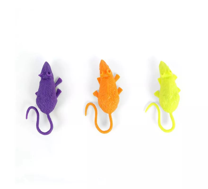 Translation missing: es.Pack de 3 Ratones multicolores decorativos