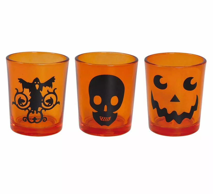 Translation missing: it.Pack de 3 Vasos Halloween Cristal de 6.5X5 cm