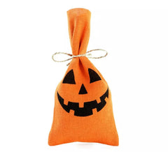 Confezione da 4 sacchetti in tessuto Halloween da 10x20 cm