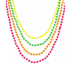 Pack de 4 Collares neón Años 80