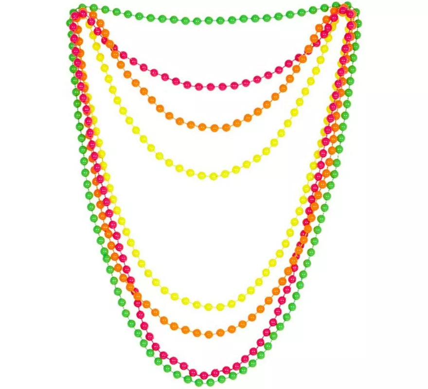 Translation missing: es.Pack de 4 Collares neón Años 80