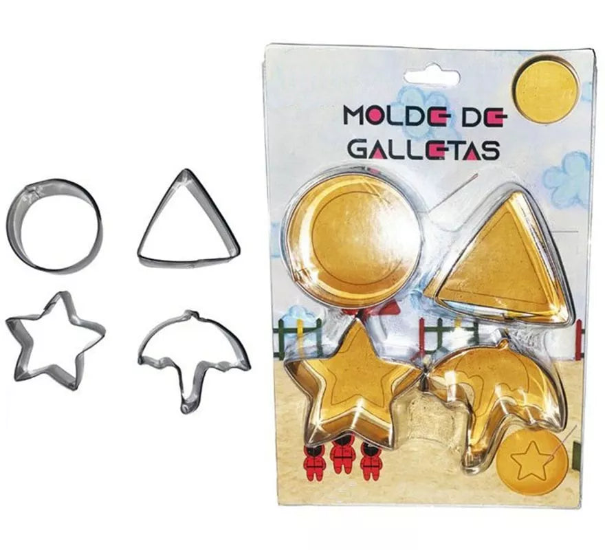 Translation missing: it.Pack de 4 Moldes para Galletas de El Juego