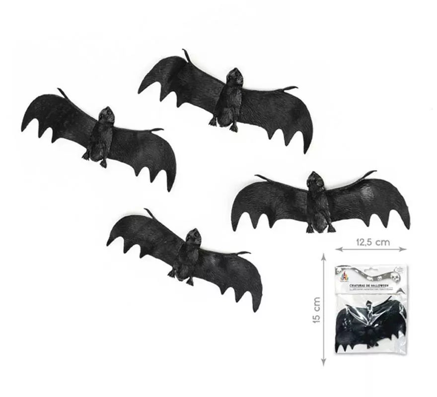 Translation missing: it.Pack de 4 Murciélagos negros alas extendidas