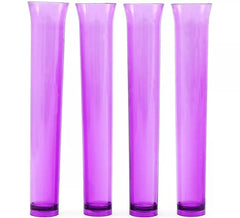 Confezione da 4 provette viola