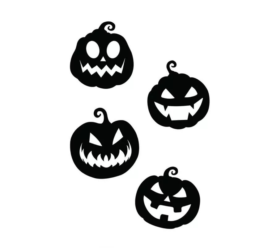 Translation missing: es.Pack de 4 Siluetas de Calabazas negras