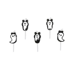 Confezione da 5 Candele Fantasma da 2,5x4 cm