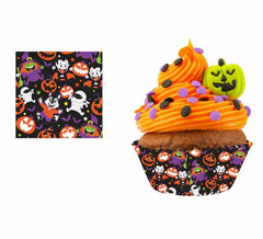 Confezione da 50 cartine per cupcake Little Monsters da 5 cm