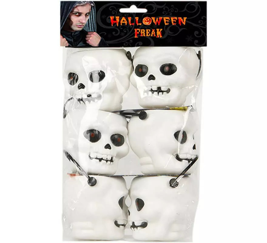 Translation missing: es.Pack de 6 Cabezas de Calavera 25X13 cm