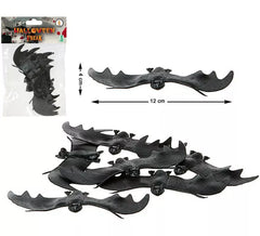 Confezione da 6 pipistrelli 12 cm