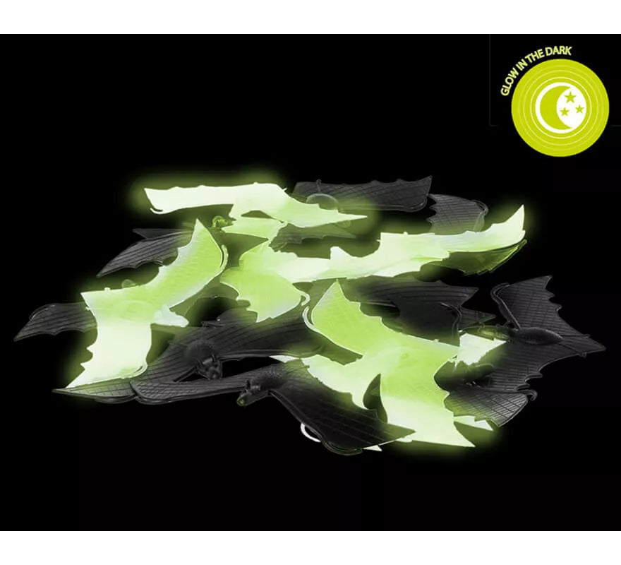 Translation missing: it.Pack de 6 Murciélagos Fluorescentes 12 cm
