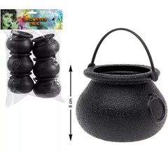 Pack de 6 Ollas de Brujas de 6 cm