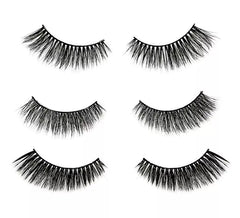 Confezione da 6 ciglia lunghe nere