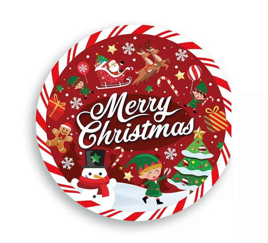 Translation missing: it.Pack de 6 Platos de Merry Christmas de 23 cm