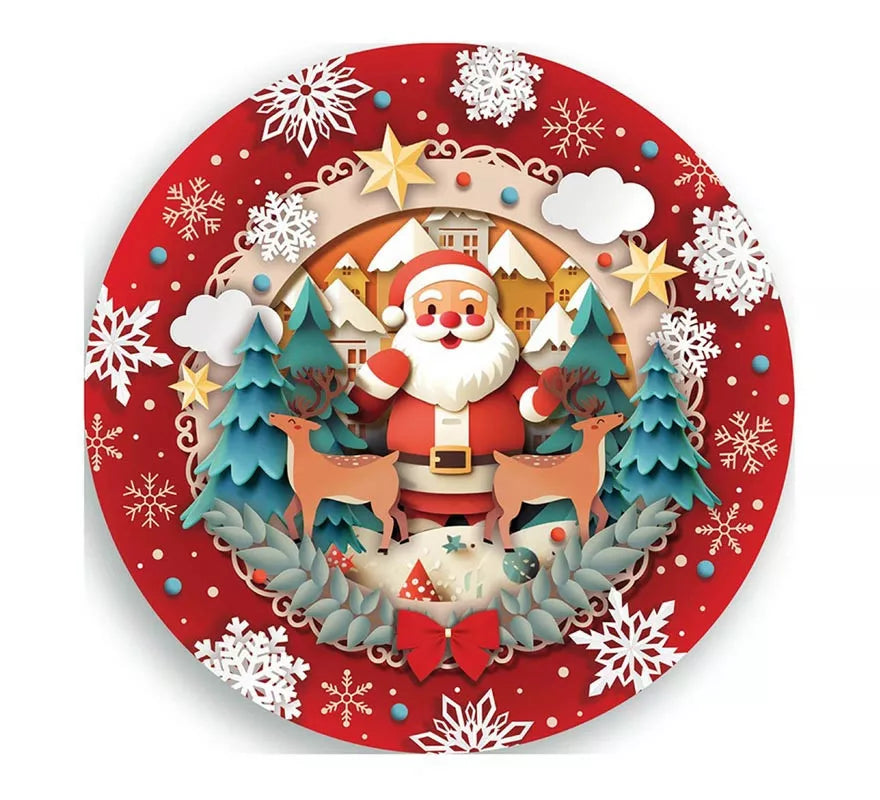 Translation missing: es.Pack de 6 Platos de Navidad de 23 cm