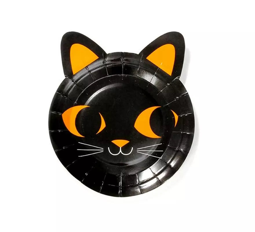 Translation missing: it.Pack de 6 Platos Gato negro