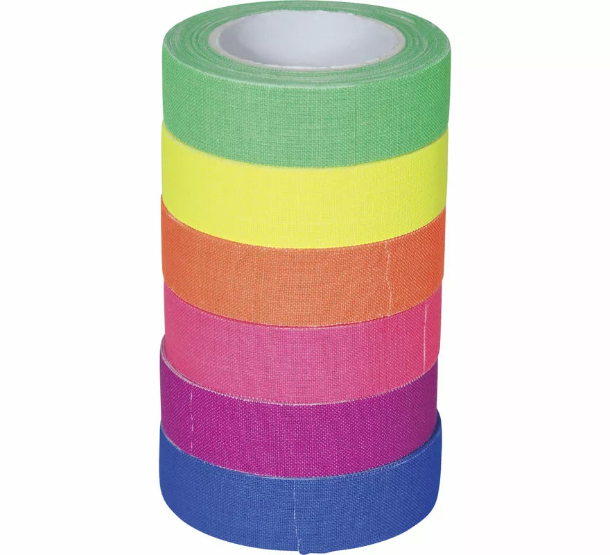 Translation missing: es.Pack de 6 Rollos de Cinta multicolor de 5 m