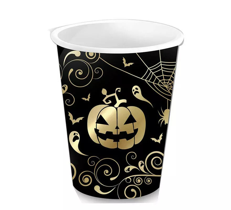 Translation missing: it.Pack de 6 Vasos Calabaza Oro de 240 ml (9 cm)