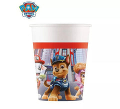 Confezione da 6 bicchieri di carta Paw Patrol da 200 ml