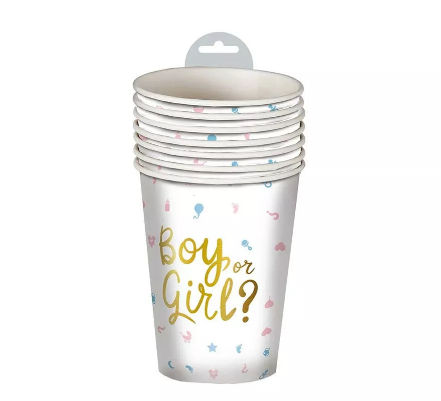 Translation missing: es.Pack de 6 Vasos It's a Boy or it's a Girl