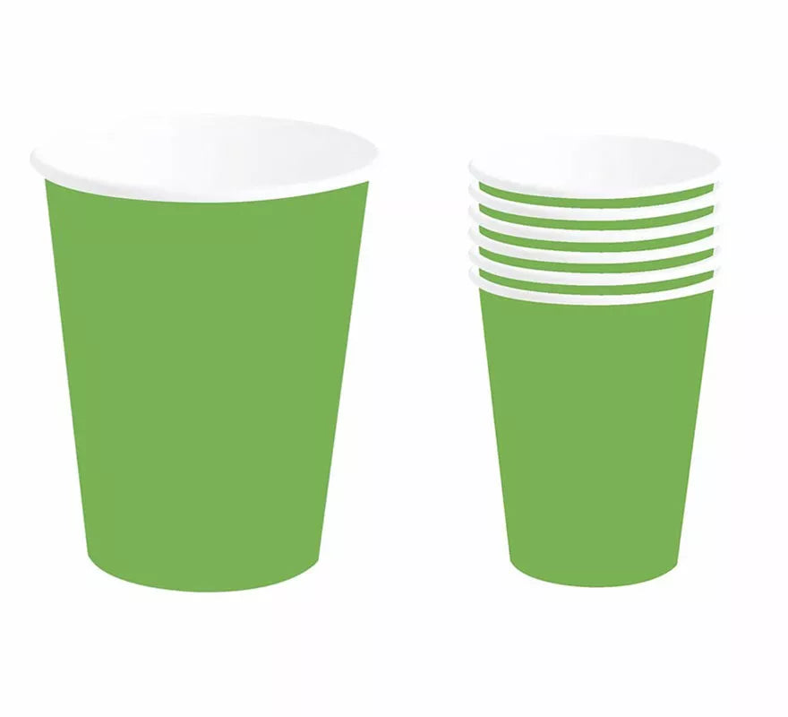 Translation missing: it.Pack de 6 Vasos Neón Verde de 240 ml (90 cm)