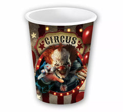 Confezione da 6 Bicchieri Clown da 240 ml (9 cm)