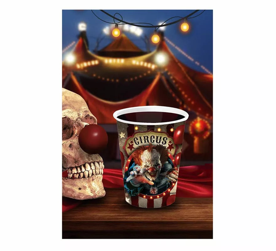 Translation missing: it.Pack de 6 Vasos Payaso de 240 ml (9 cm)