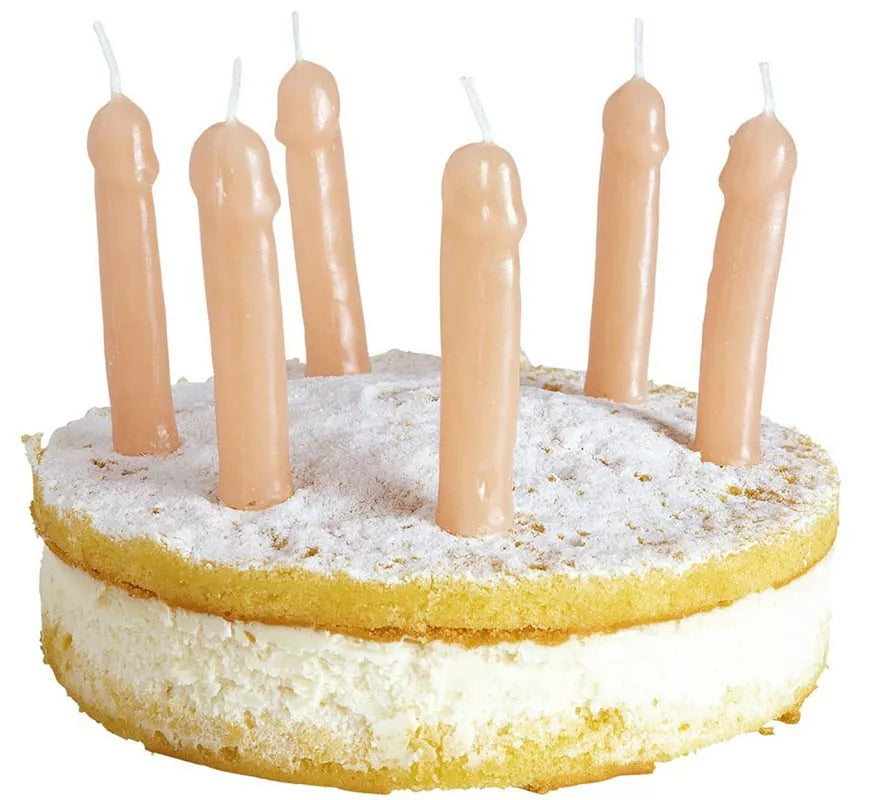 Translation missing: it.Pack de 6 Velas de cera con forma de Penes