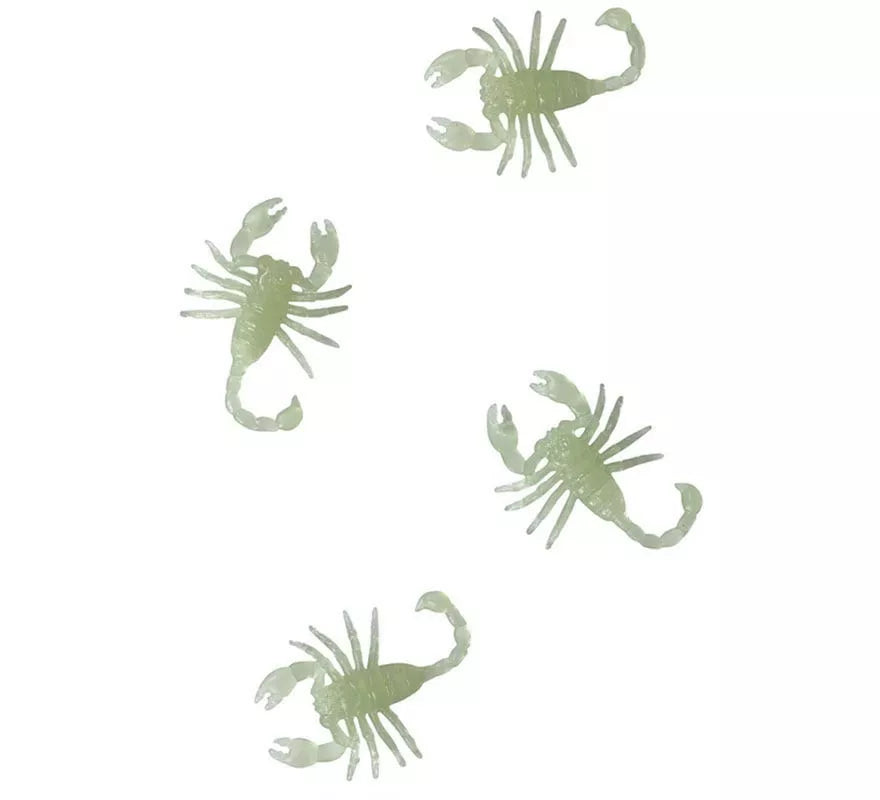 Translation missing: it.Pack de 8 Escorpiones Glow in the Dark de 6 cm