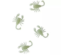 Confezione da 8 Scorpioni Glow in the Dark da 6 cm