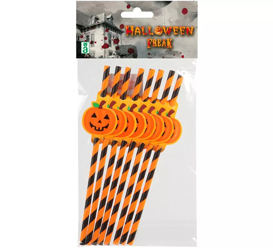 Translation missing: it.Pack de 8 Pajillas con Calabaza 25X13 cm
