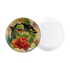 Confezione da 8 Piatti Dinosauro da 17,5 cm