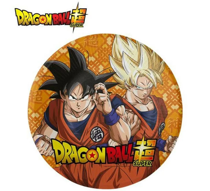 Translation missing: it.Pack de 8 Platos de papel de Dragon Ball de 18 cm