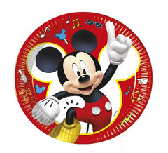 Confezione da 8 famosi piatti mouse in carta da 23 cm