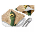 Pack de 8 Servilletas de Dinosaurio de 33x33 cm