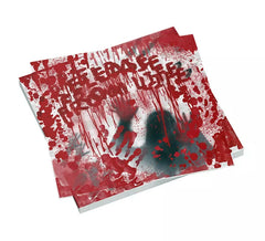 Pack de 8 Servilletas Sangrientas de 33x33 cm