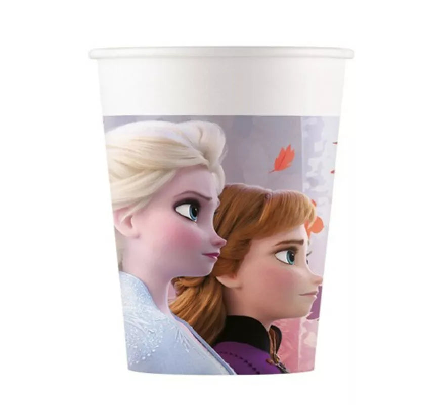 Translation missing: it.Pack de 8 Vasos de Frozen 2 de Cartón de 200 ml
