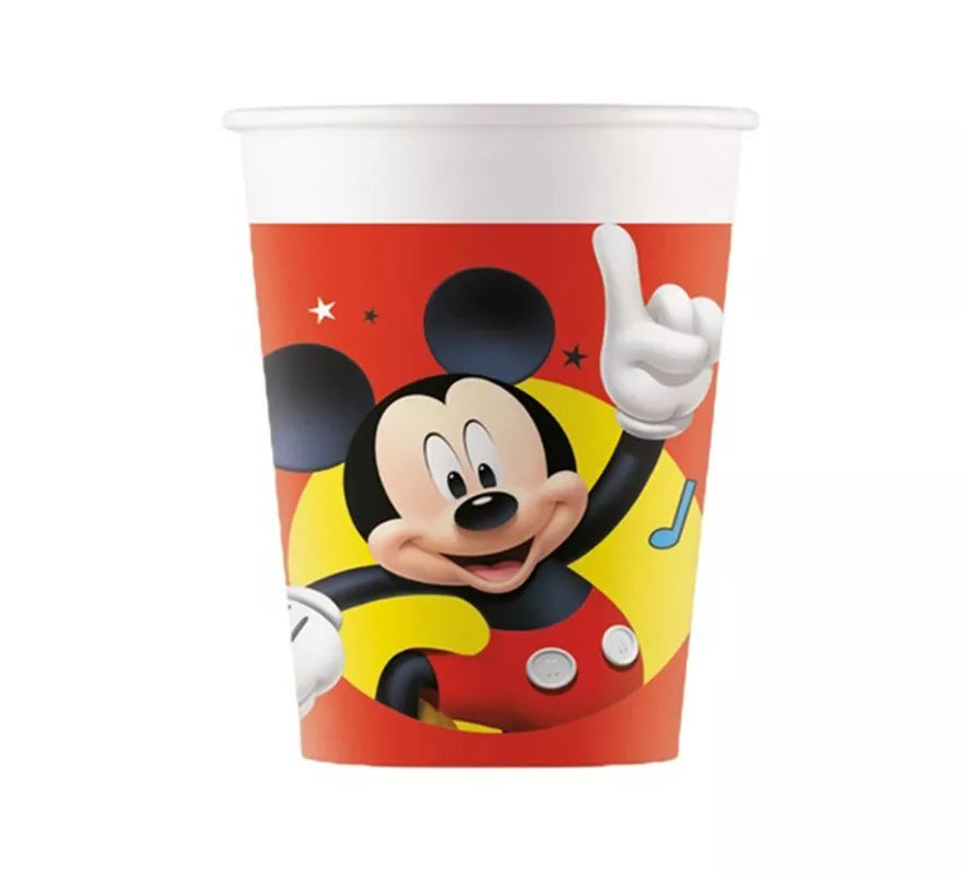 Translation missing: it.Pack de 8 Vasos de Mickey Mouse de Cartón de 200 ml