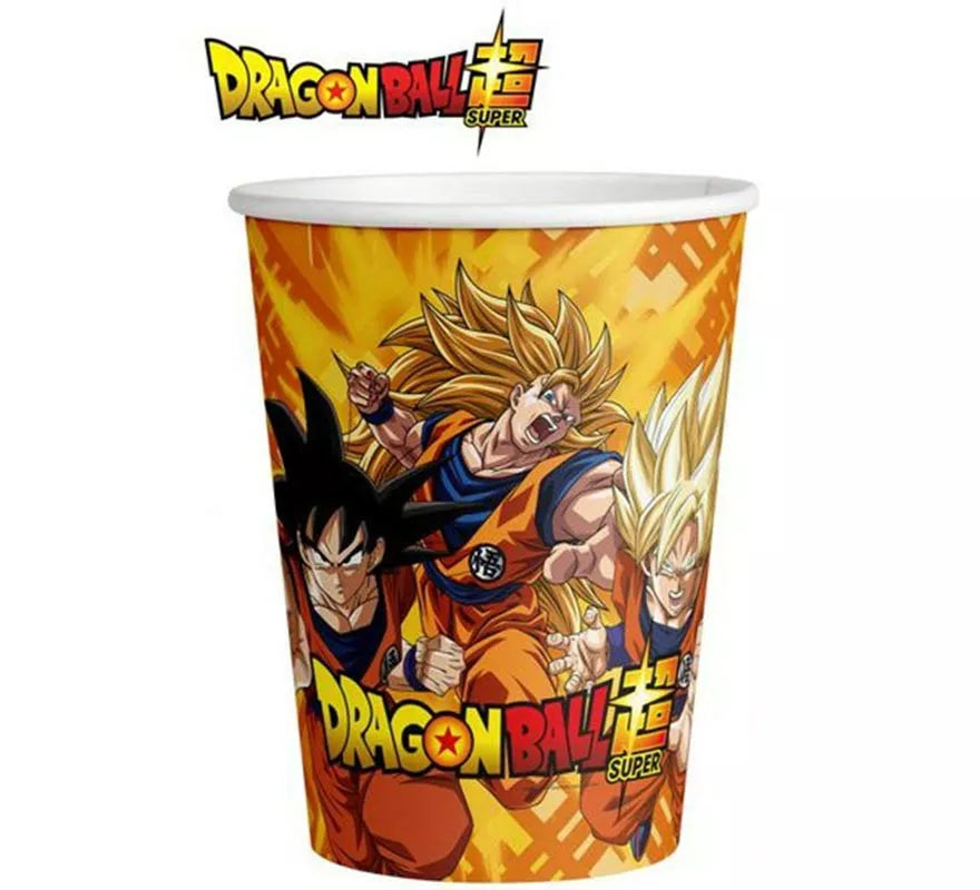 Translation missing: it.Pack de 8 Vasos de papel de Dragon Ball de 250 ml