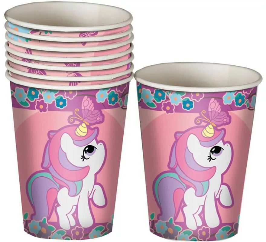 Translation missing: it.Pack de 8 Vasos Unicornio 10 cm