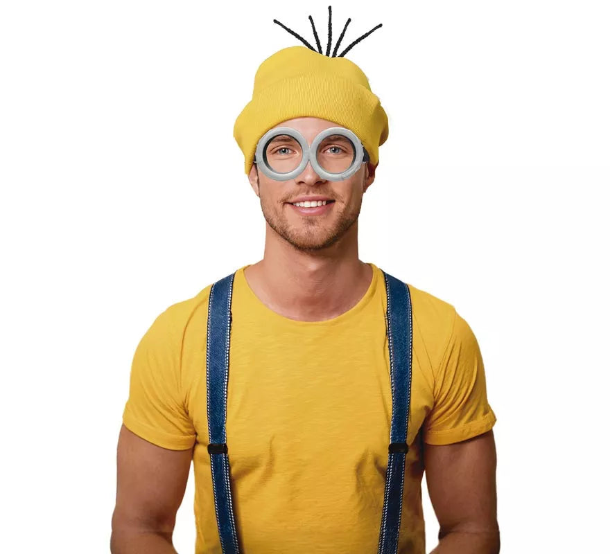 Translation missing: it.Pack de Gorro y Gafas de Ayudante de Villano para adultos